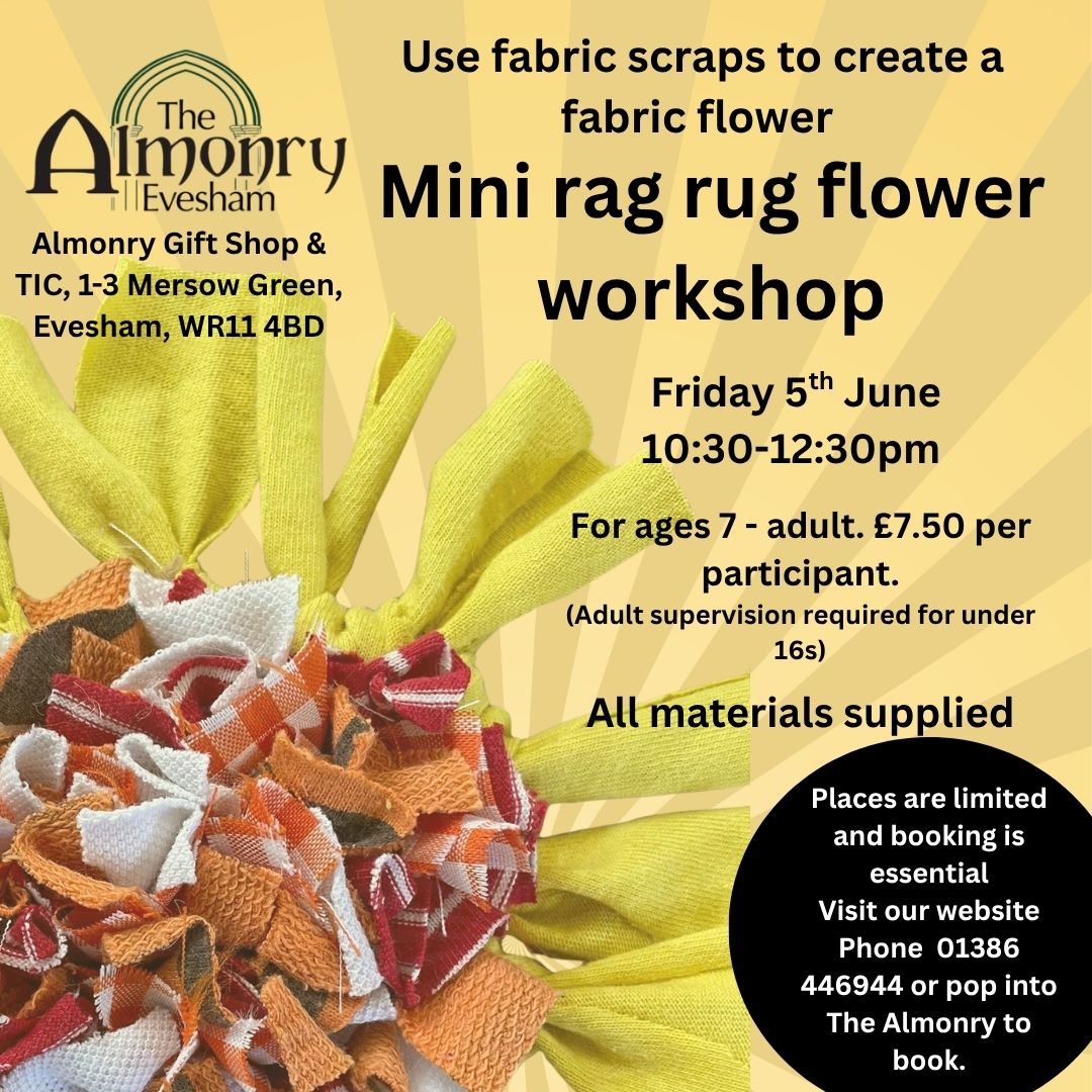 Mini Rag Rug Flower Workshop